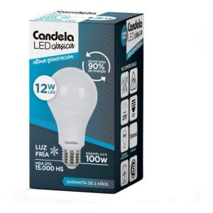 LAMPARA BULBO LED A60 12 WATT CANDELA - Vista 1