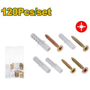 KIT DE TORNILLOS FIX PUNTA AGUJA + TARUGOS - 120 PIEZAS - JADEVER - Vista 2