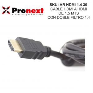 CABLE HDMI A HDMI DE 1.5 MTS V 1.4 (XHD 4096X2160) PRONEXT - Vista 1