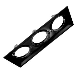 CARDANICO AR111 MACROLED DE EMBUTIR X3 MARCO NEGRO