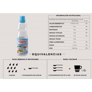 EDULCORANTE HILERET SWEET FORTE LIQUIDO 200 ML X 6 UNIDADES - Vista 2