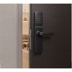 CERRADURA SMART LIFE KY 850 HUELLA + PIN + TARJETA + LLAVE PRONEXT