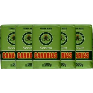 YERBA MATE CANARIAS SERENA 500 GR X 5 UNIDADES