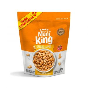 MANI FRITO SALADO MANI KING SIN PIEL 500 GR