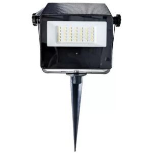 PROYECTOR SOLAR 20W FRIA C/ESTACA IP65 CANDELA