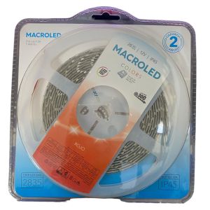 CINTA LED 40W 12V 2835 IP 45 X 5 MTS MACROLED