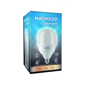 LAMPARA GALPONERA LED 30W E27 MACROLED - Vista 1