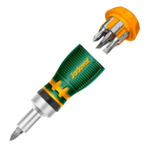 KIT DESTORNILLADOR CRICKET 8 EN 1 MANGO + 7 PUNTAS 1/4 JADEVER - Vista 3