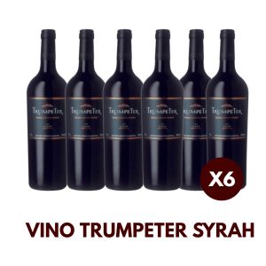VINO TRUMPETER SYRAH 750 CC X 6 BOTELLAS - Vista 1