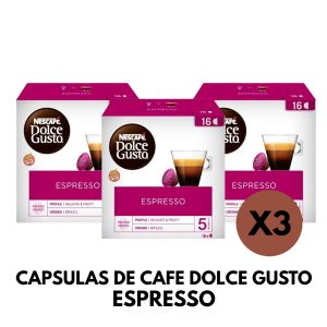 CAPSULAS DE CAFE DOLCE GUSTO ESPRESSO X 3 CAJAS - Vista 1