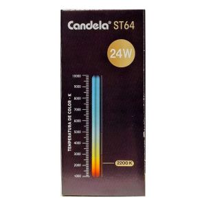 LAMPARA CANDELA LINEA VINTAGE INCANDESCENTE ST64 24W LUZ CALIDA - Vista 4