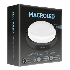 TORTUGA REDONDA 12W LED NEGRO MACROLED - Vista 3
