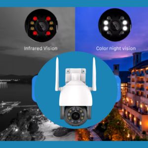 CAMARA DE SEGURIDAD IP SMART WIFI MOTORIZADA DOMO 2.0  FULL HD SMARTLIFE EX25 (INTERIOR) PRONEXT - Vista 6