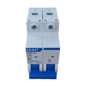 LLAVE TERMICA BIPOLAR 2X50A 6KA CURVA C CHINT - Vista 3