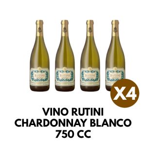 VINO RUTINI CHARDONNAY BLANCO 750 CC X4 - Vista 1