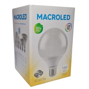 LAMPARA GLOBO CHICO LED 14W E27 MACROLED - Vista 2