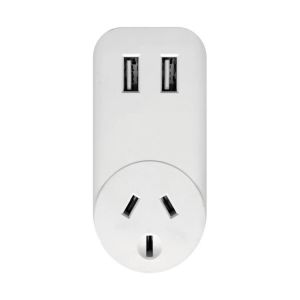 ENCHUFE CON 2 USB 10A 250V MACROLED