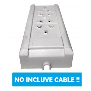PROLONGADOR ZAPATILLA ECONOMICA DE 4 BOCAS SIN CABLE - Vista 1