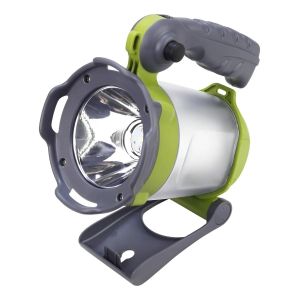 LINTERNA LED 60WLED + LUZ DE CAMPING + LUZ INTERMITENTE + ESTACIóN DE CARGA -
