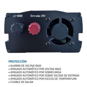 INVERSOR 24VCC/ 220VAC 600W ONDA SENOIDAL MODIFICADA - Vista 5