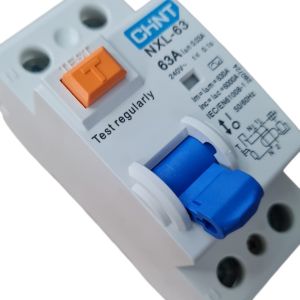 DISYUNTOR BIPOLAR 2X63A 30 MA (CLASE AC) 6KA CHINT - Vista 2