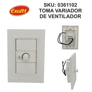 SET ARMADO VARIADOR DE VENTILADOR LINEA URBANA EXULTT (OUTLET) - Vista 1