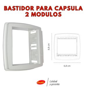 BASTIDOR PARA CAPSULA 2 MODULOS LINEA URBANA EXULTT - Vista 3