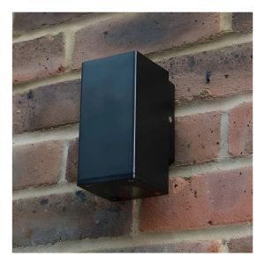 APLIQUES PARED DICRO CUADRADO UNIDIRECCIONAL CANDELA COLOR NEGRO IP65 - Vista 1