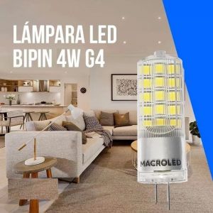 LAMPARA BIPIN 4W G4 12V MACROLED - Vista 7