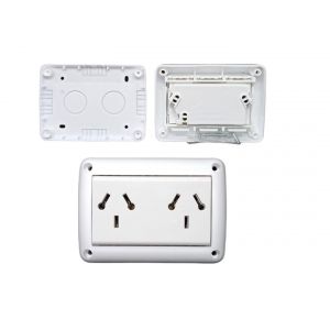 SET ARMADO 1 TOMA DOBLE (ESPECIAL) STIK SUPERFICIE EXULTT - Vista 3