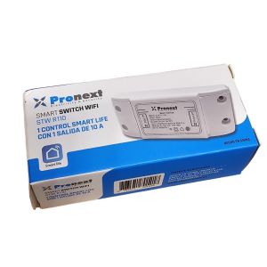 INTERRUPTOR 1 SALIDA SMART WIFI 10A PRONEXT - Vista 3
