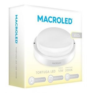 TORTUGA REDONDA 12W LED BLANCO MACROLED - Vista 1