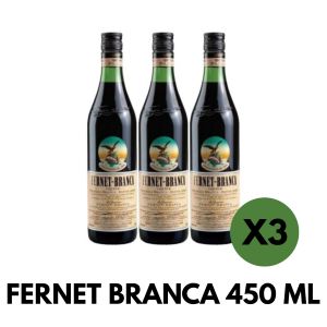 FERNET BRANCA BOTELLA 450 ML X 3 UNIDADES - Vista 1