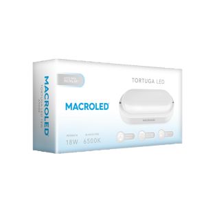 TORTUGA OVALADA 18W LED BLANCO MACROLED - Vista 3