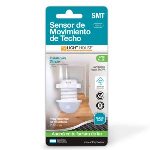 SENSOR DE MOV. TECHO LIGHT HOUSE