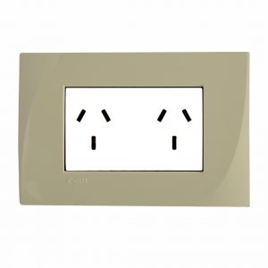 SET ARMADO TOMA DOBLE PLEIN ENIGMA BEIGE EXULTT - Vista 1