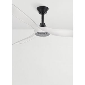 VENTILADOR DE TECHO NEGRO DUBÁI SIN LUZ CON ASPAS BLANCO SMART WINDSTYLE - Vista 2