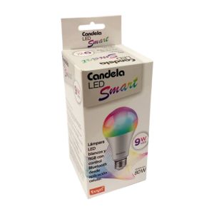 LAMPARA BULBO SMART LED 9W WIFI RGB CANDELA - Vista 2