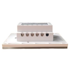 LLAVE LUZ PARED INTERRUPTOR WIFI TOUCH SMART 3 CANAL C/ CAPACITOR 7A MACROLED ROMA - Vista 3