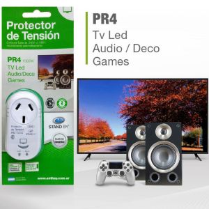 PROTECTOR DE TENSION 1500W TV STAND BY - Vista 2