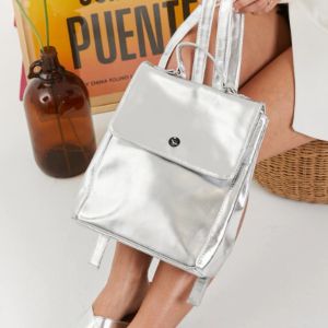 MOCHILA ECO CUERO MODERNA URBANA PAULA LIBERTA - Vista 14