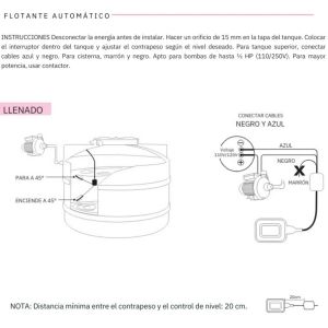 FLOTANTE AUTOMATICO TI 1.5 MTS - Vista 3