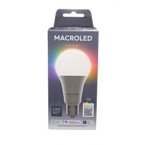 BULBO LED SMART RGB 12W E27 220V WIFI + BLUETOOTH MACROLED