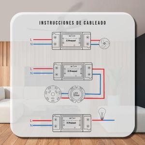 INTERRUPTOR 1 SALIDA SMART WIFI 10A PRONEXT - Vista 4