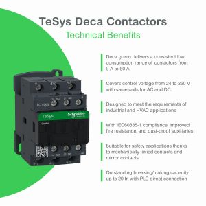 CONTACTOR LC1D 3P 18A 220VCA 7.5KW 1NA+1NC SCHNEIDER - Vista 5