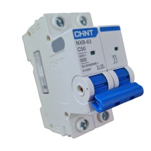 LLAVE TERMICA BIPOLAR 2X50A 6KA CURVA C CHINT - Vista 1