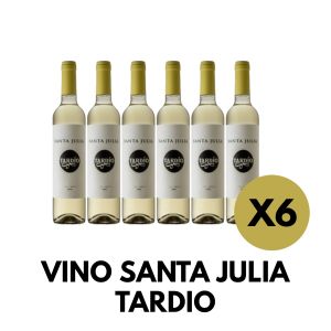 VINO SANTA JULIA TARDIO 500 CC X6 UNIDADES - Vista 1