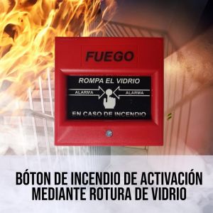 BOTON PANICO ACTIVACION DE ALARMA ROTURA VIDRIO ROJO PRONEXT - Vista 5