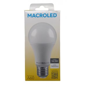 LAMPARA BULBO LED 14.5W E27 MACROLED - Vista 1