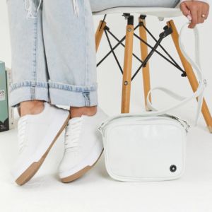 COMBO CHINA BLANCO BANDOLERA + ZAPA URBANA TALLE 40 - Vista 2